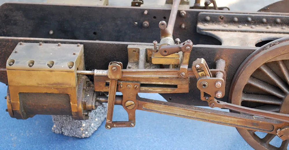 5 inch gauge Walschaert's gear 4-4-0