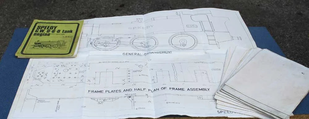 Parts for 5 inch gauge "Speedy"