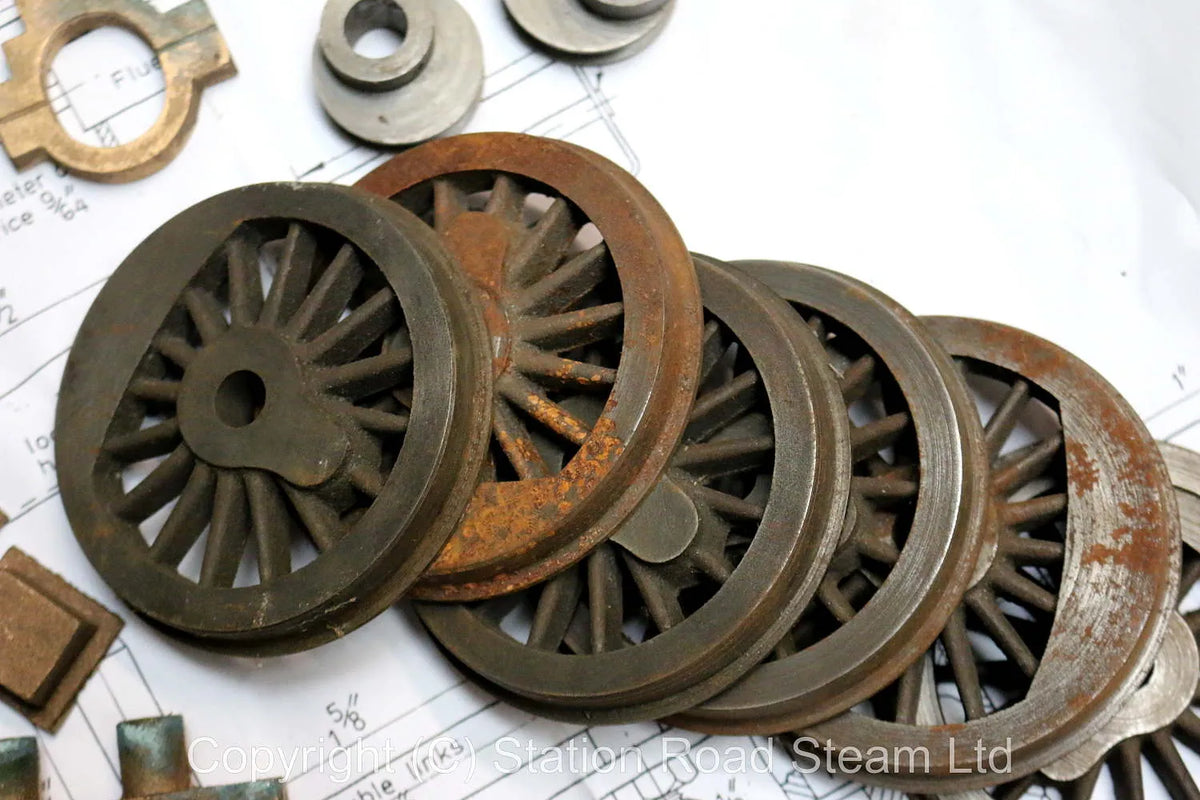 3 1/2 inch gauge "Molly" castings