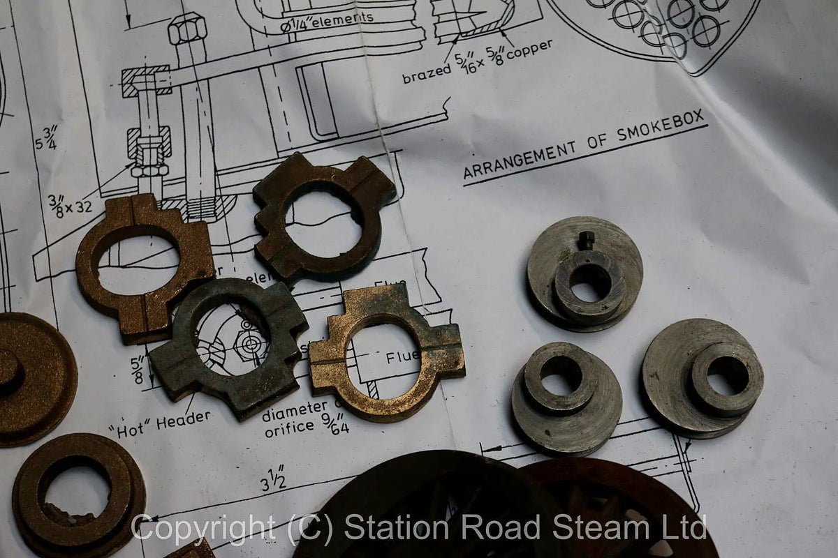 3 1/2 inch gauge "Molly" castings