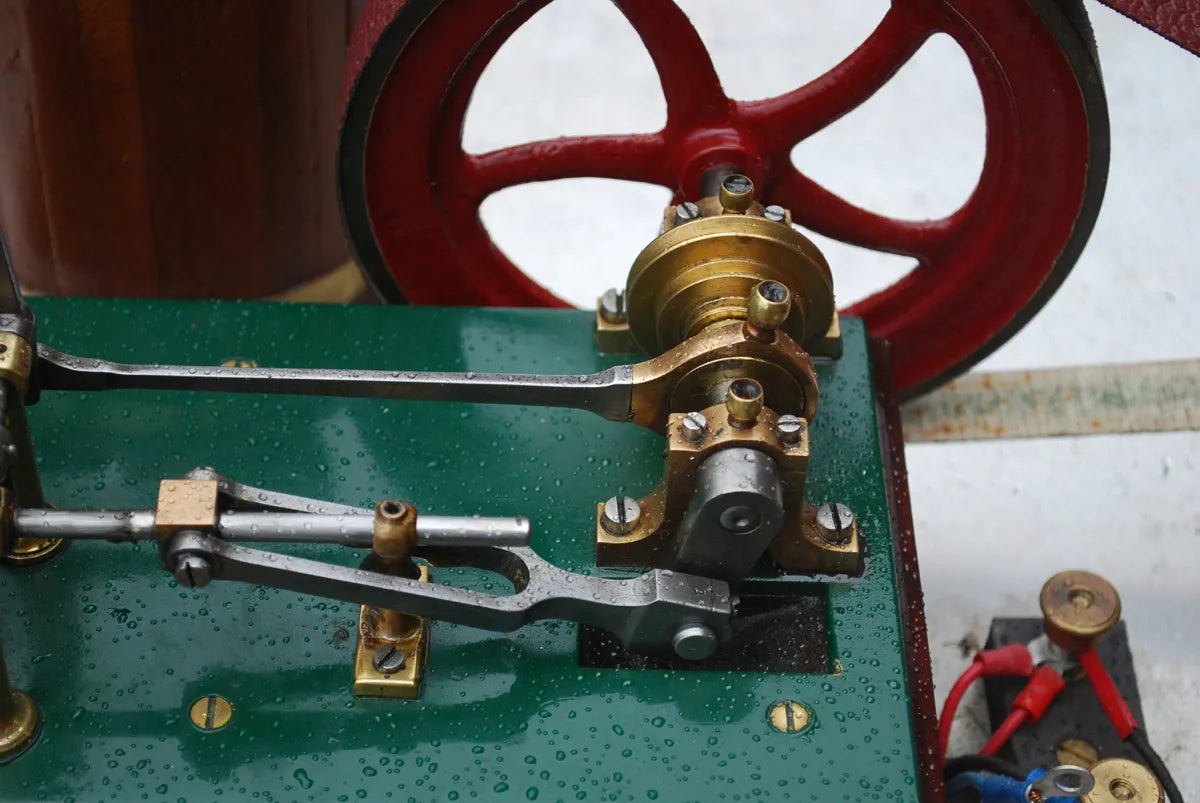Stationary engine with motor/dynamo and boiler