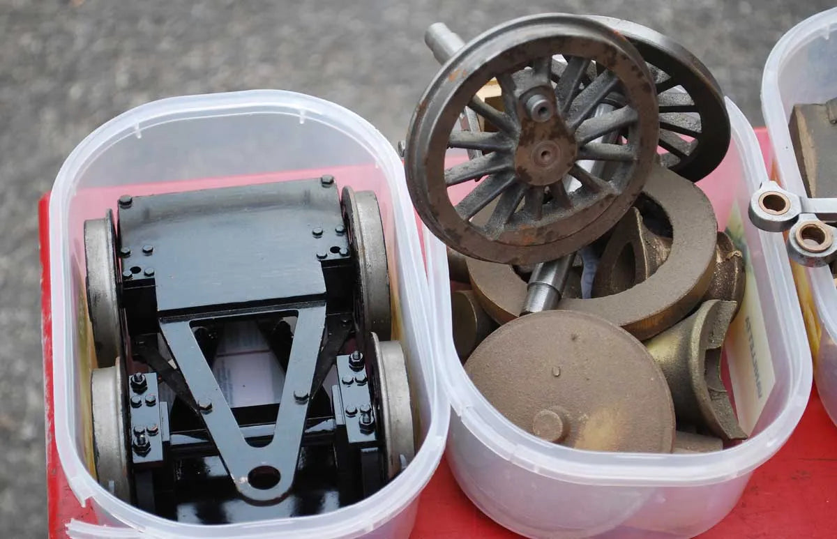 Parts for 3 1/2 inch gauge GWR small Prairie