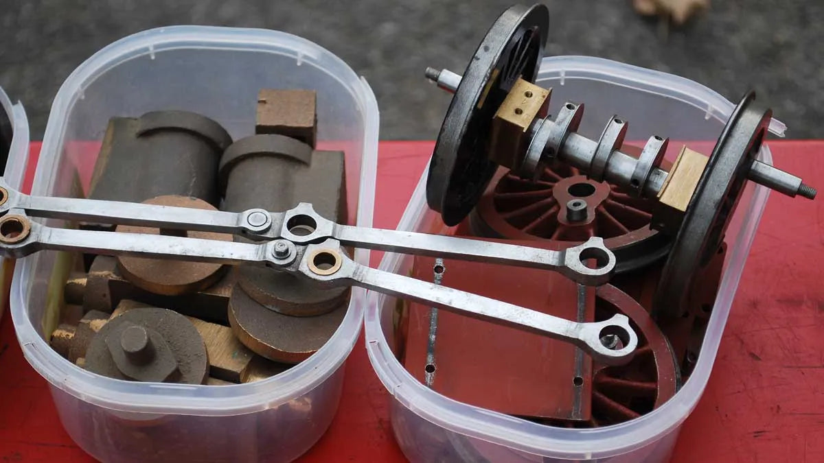 Parts for 3 1/2 inch gauge GWR small Prairie