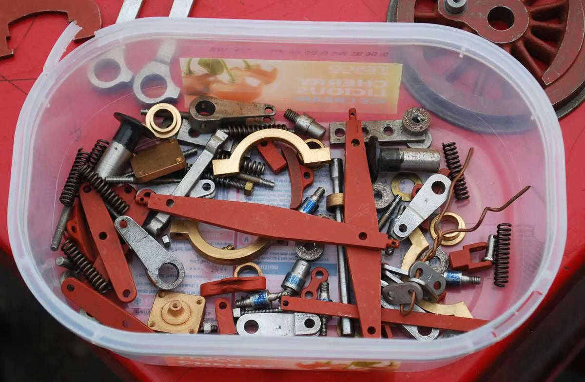 Parts for 3 1/2 inch gauge GWR small Prairie