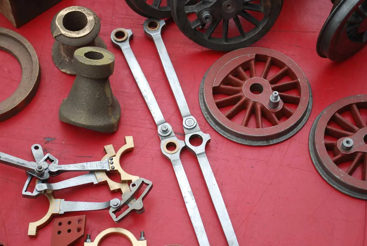Parts for 3 1/2 inch gauge GWR small Prairie