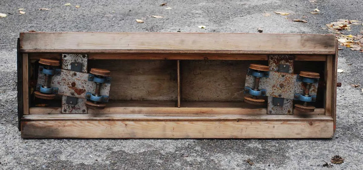 5 inch gauge driving trolley (wooden outside)