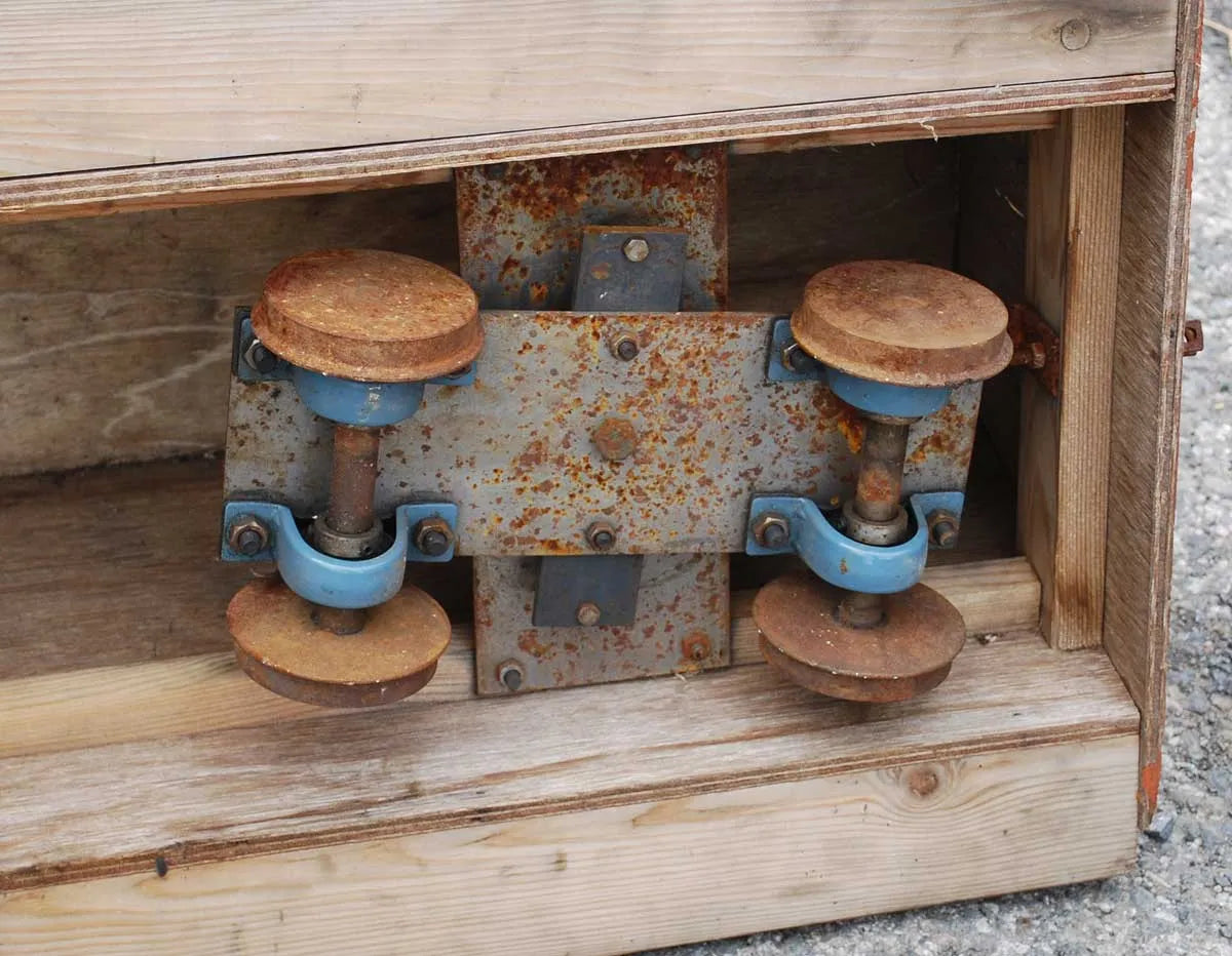 5 inch gauge driving trolley (wooden outside)