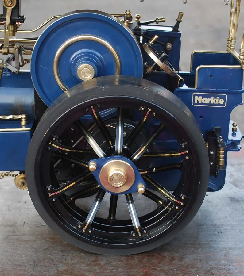 Markie spirit-fired Showmans engine with bowser