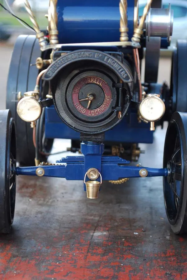 Markie spirit-fired Showmans engine with bowser