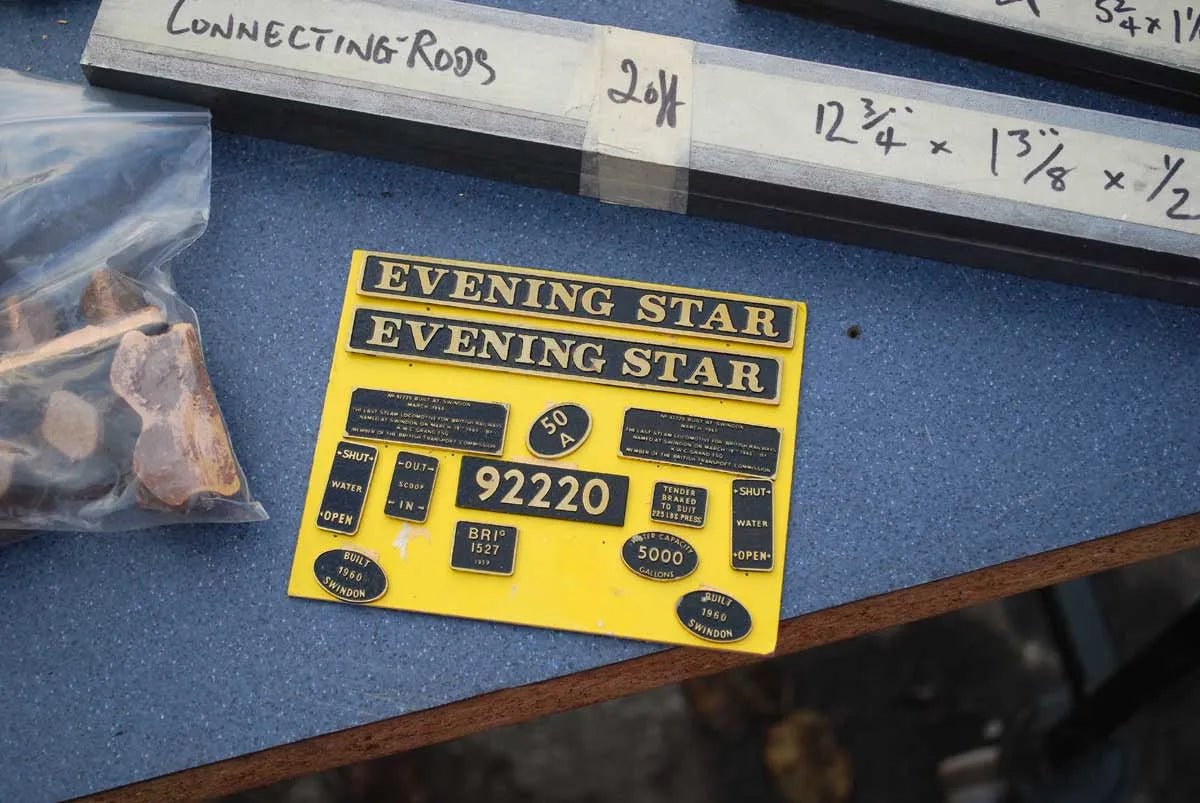 5 inch gauge BR 9F castings & boiler kit