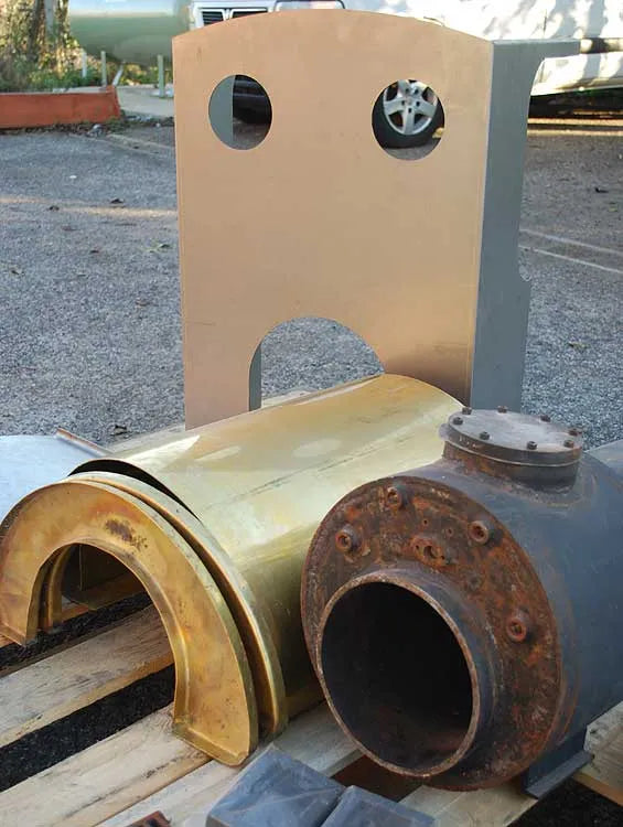 7 1/4 inch gauge Bagnall boiler & castings