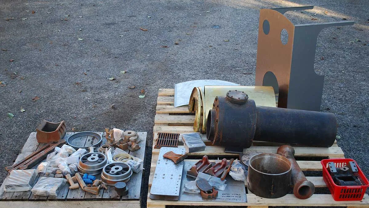 7 1/4 inch gauge Bagnall boiler & castings