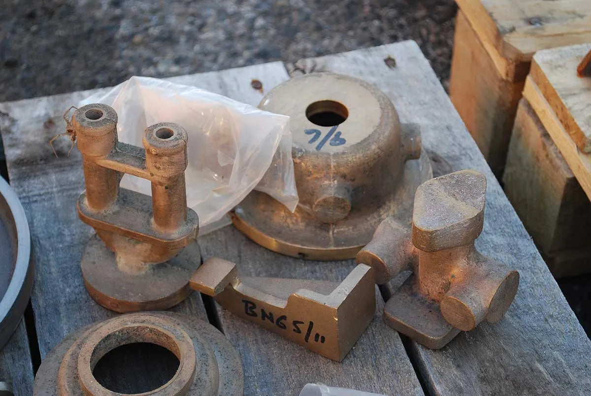 7 1/4 inch gauge Bagnall boiler & castings