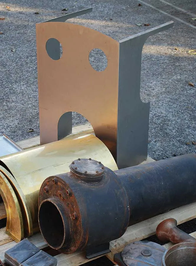 7 1/4 inch gauge Bagnall boiler & castings