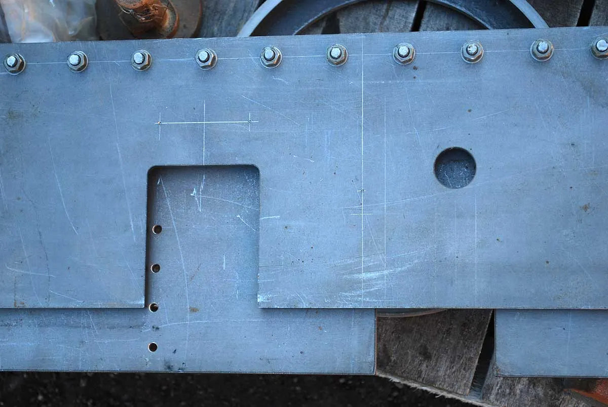 7 1/4 inch gauge Bagnall boiler & castings