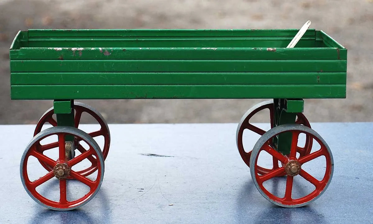 Mamod tractor, wagon, car & trailers for restoration