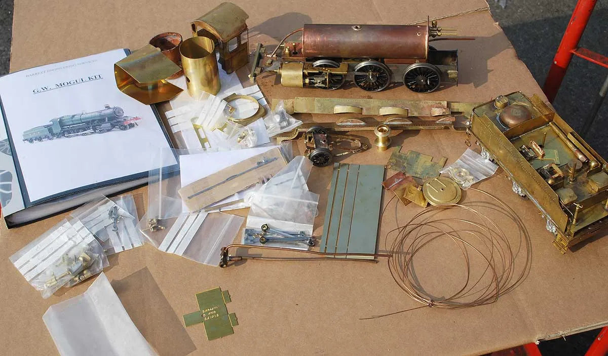 Gauge 1 part-built GWR Mogul kit