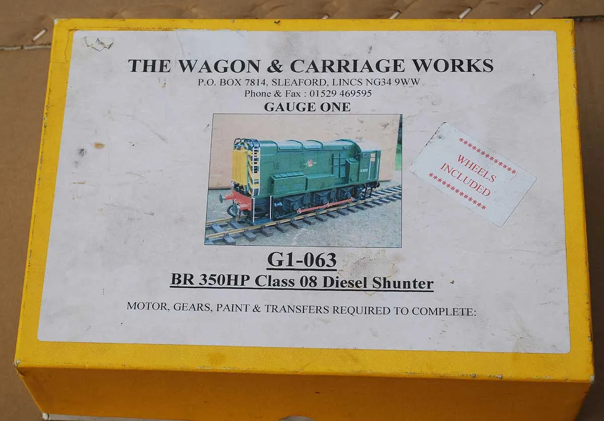 Gauge 1 Class 08 shunter