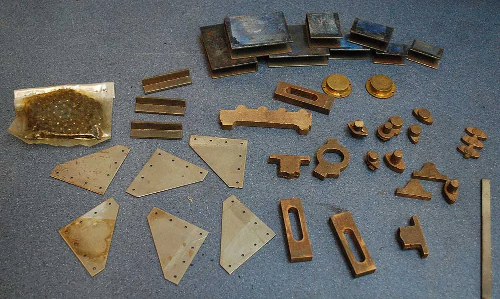 Boiler & castings for 2 inch scale Clayton wagon