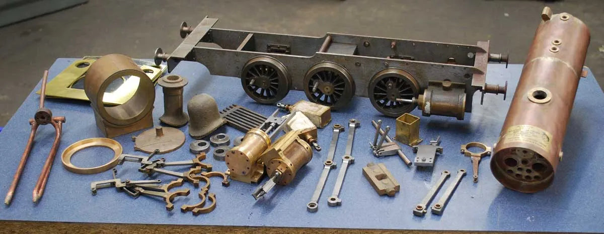 3 1/2 inch gauge Rob Roy chassis with Ellis boiler