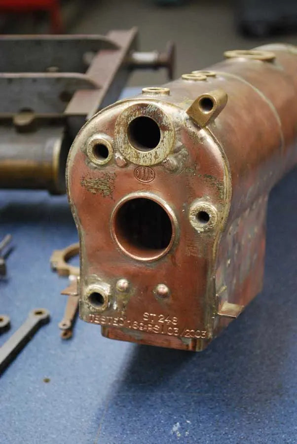 3 1/2 inch gauge Rob Roy chassis with Ellis boiler
