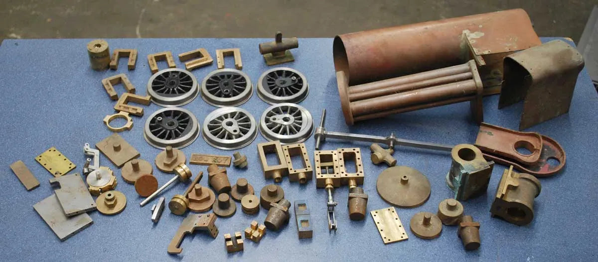 3 1/2 inch gauge Rob Roy castings, boiler parts