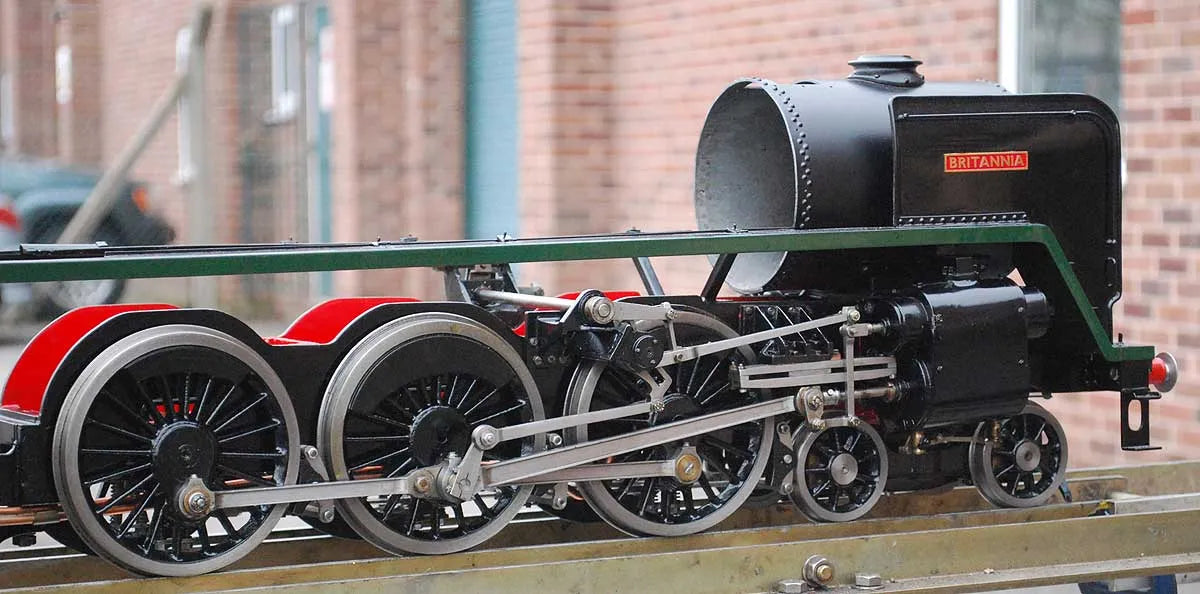 3 1/2 inch gauge part-built Britannia