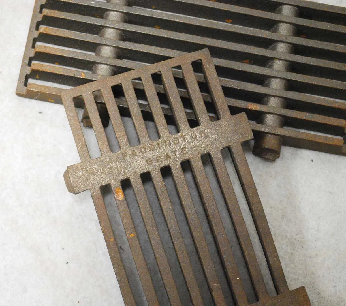 2 Paddington cast iron grates