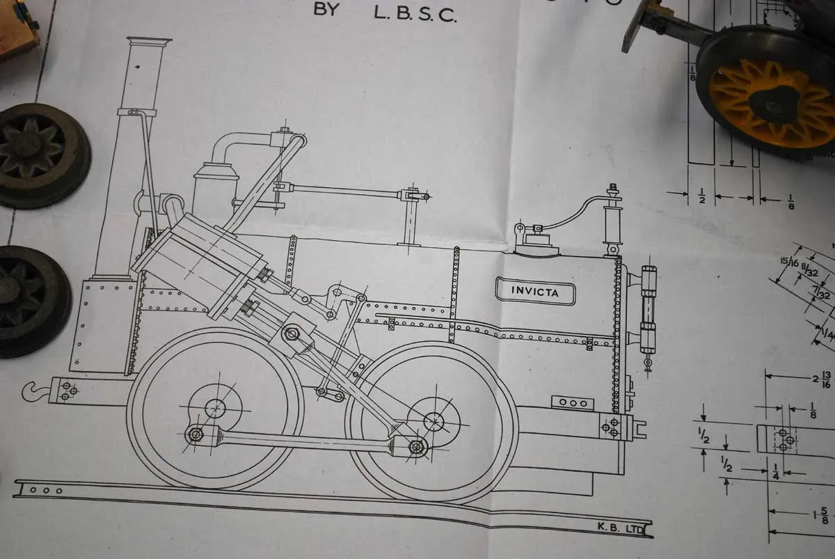 3 1/2 inch gauge part-built "Canterbury Lamb"