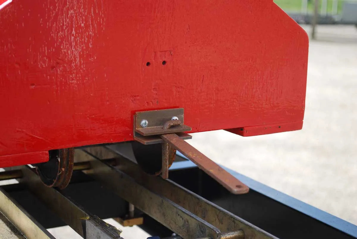 5 inch gauge red bogie passenger truck