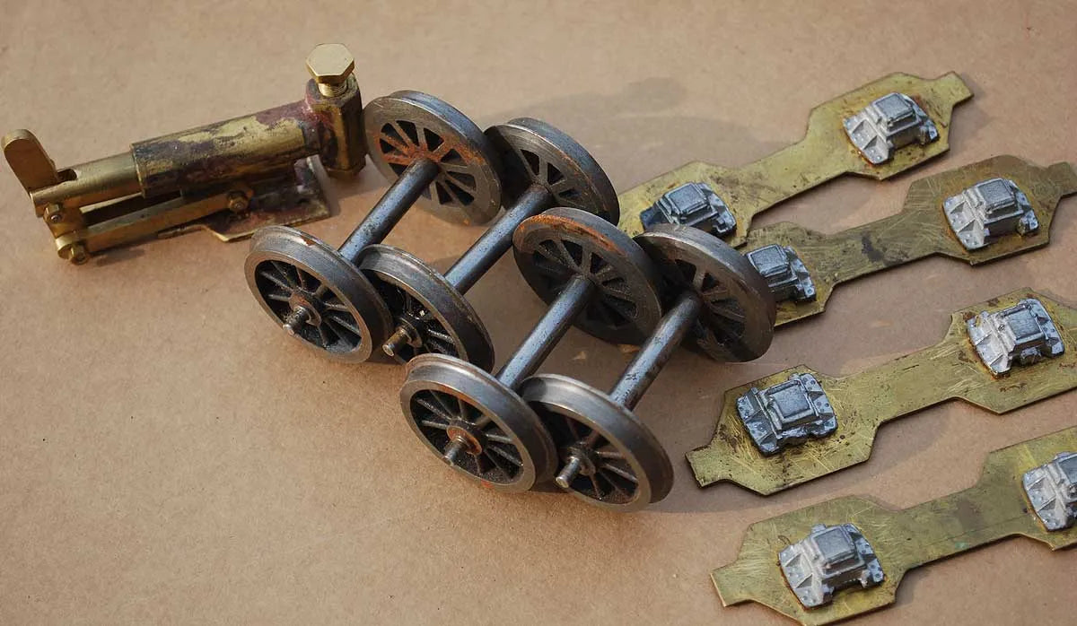 Gauge 1 part-built Midland 4-4-0, with boiler