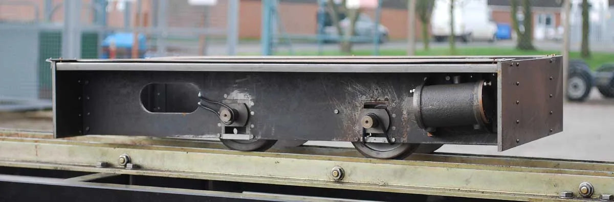 5 inch narrow gauge chassis with part-built boiler