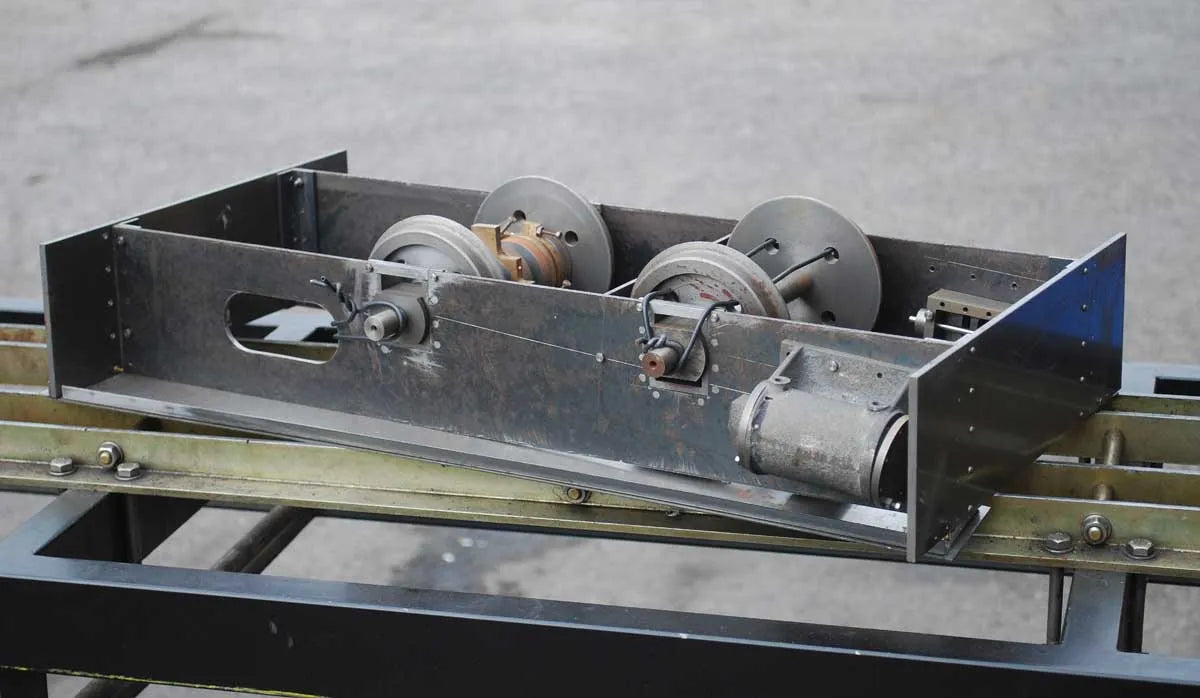 5 inch narrow gauge chassis with part-built boiler