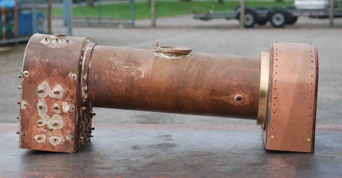 5 inch narrow gauge chassis with part-built boiler