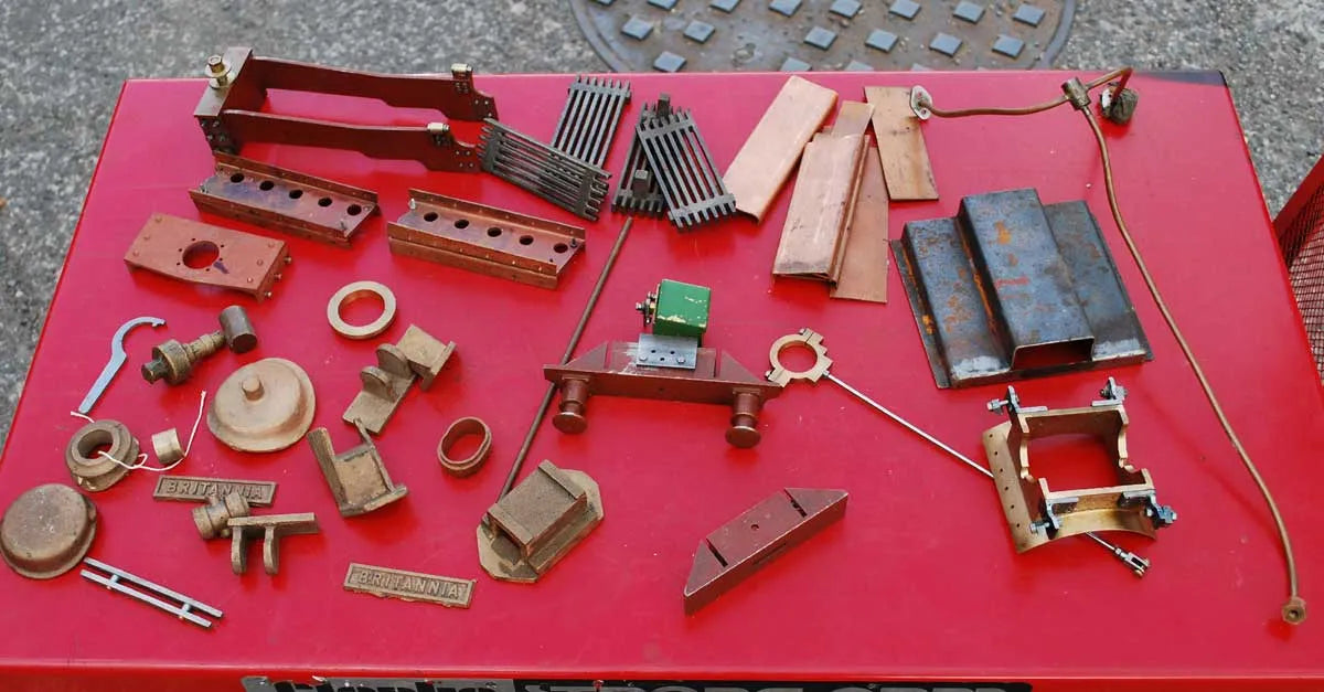 3 1/2 inch gauge part-built Britannia