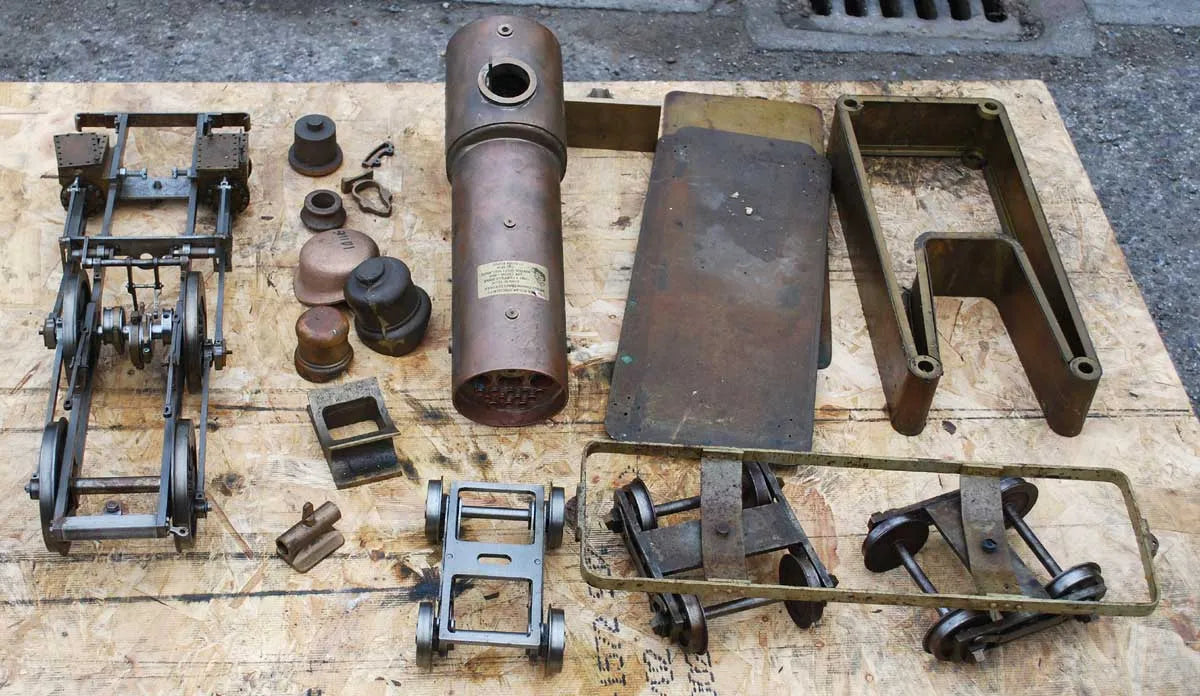 3 1/2 inch gauge part-built "Virginia"
