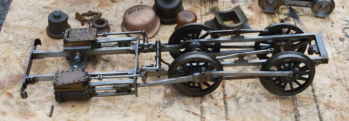 3 1/2 inch gauge part-built "Virginia"