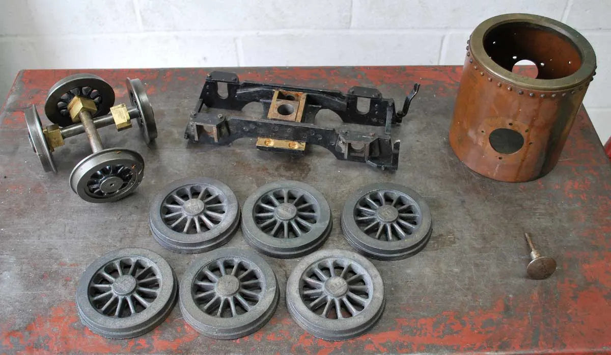 5 inch gauge GWR Hall, dismantled, incomplete