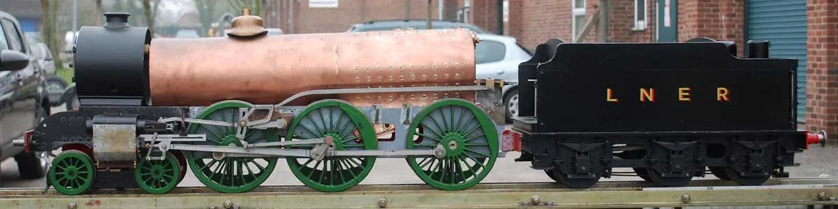 5 inch gauge part-built LNER B17