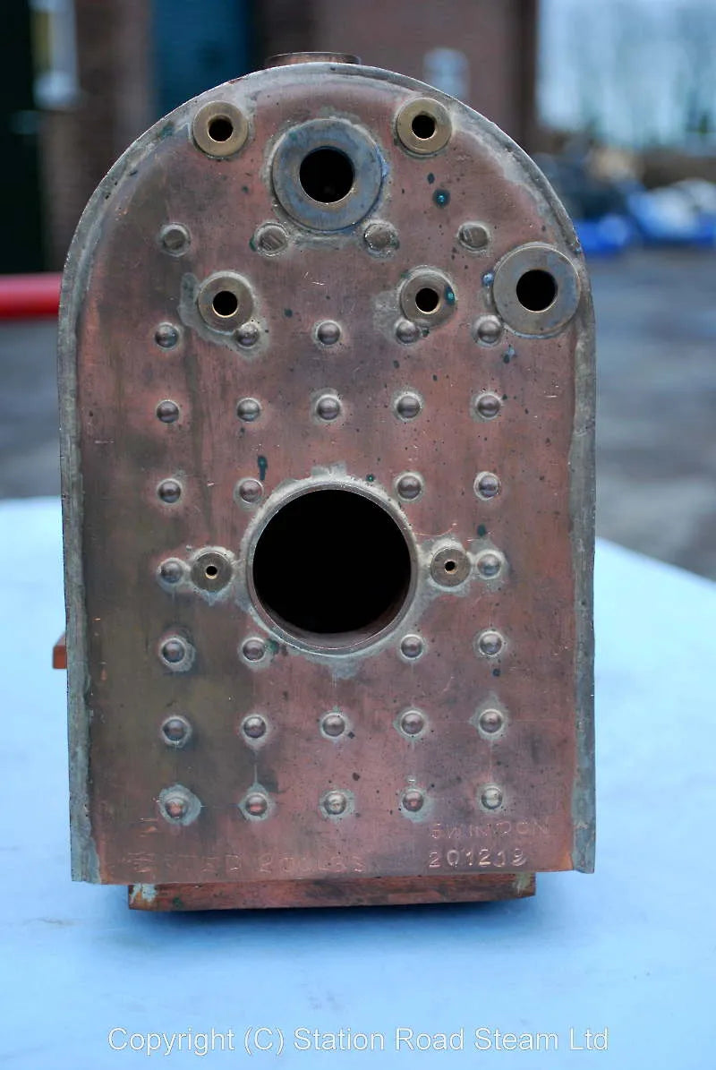 Unused Swindon boiler for 7 1/4 inch gauge "Bridget"