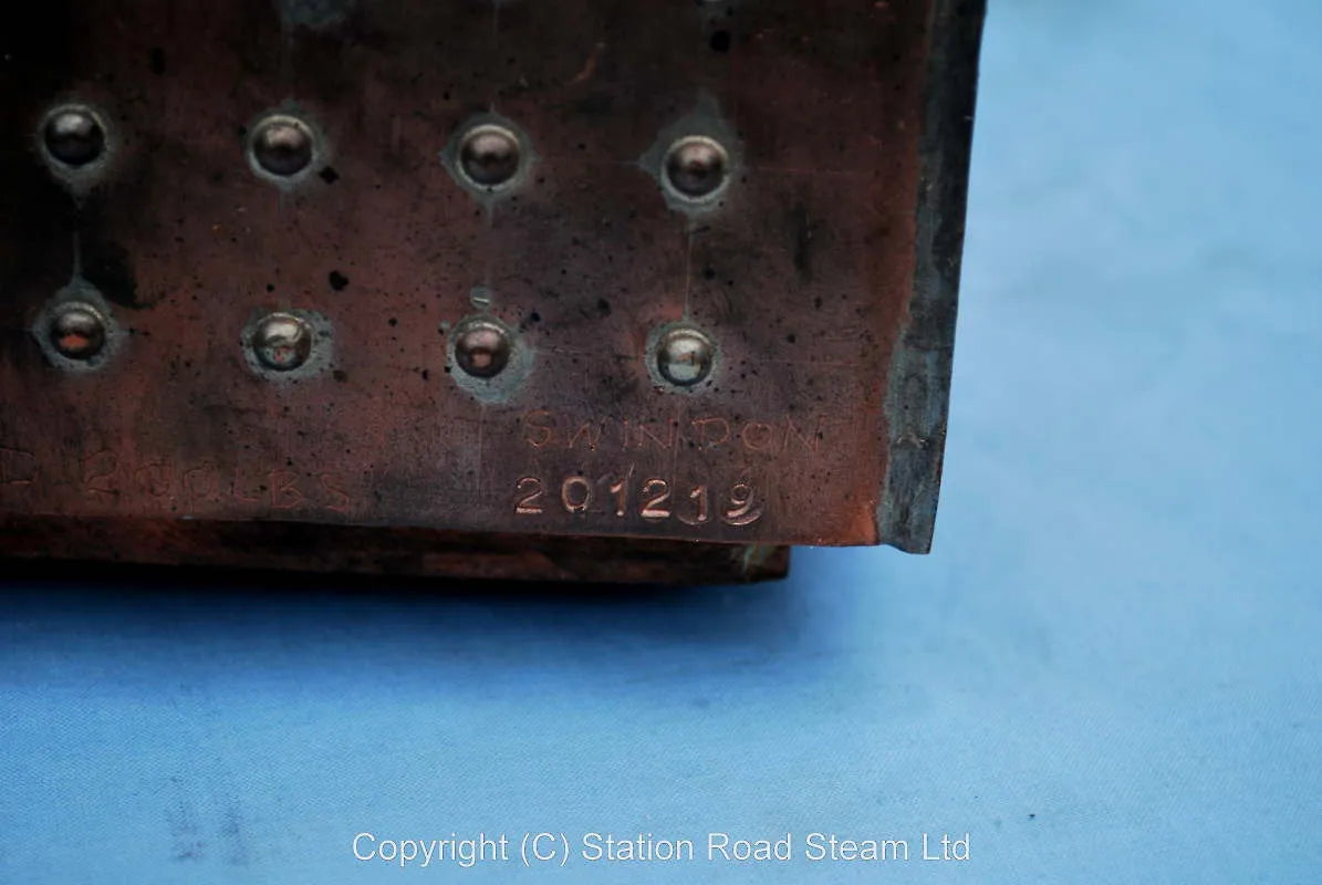 Unused Swindon boiler for 7 1/4 inch gauge "Bridget"