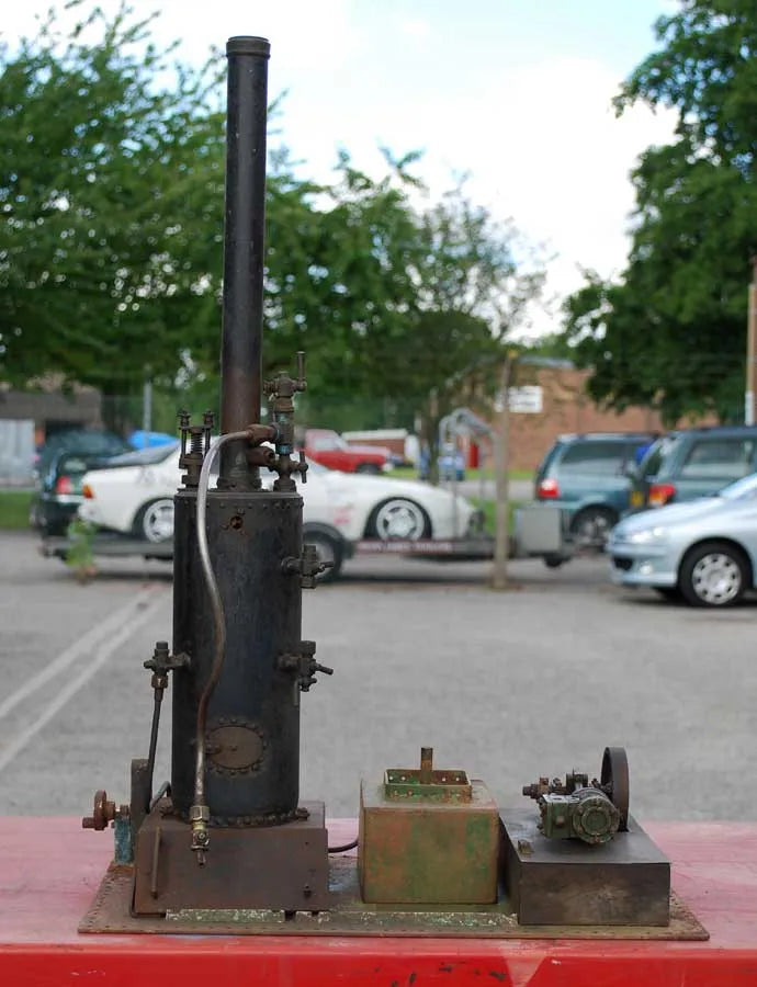 Stuart 10H engine with vertical tube boiler