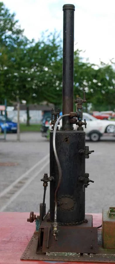 Stuart 10H engine with vertical tube boiler