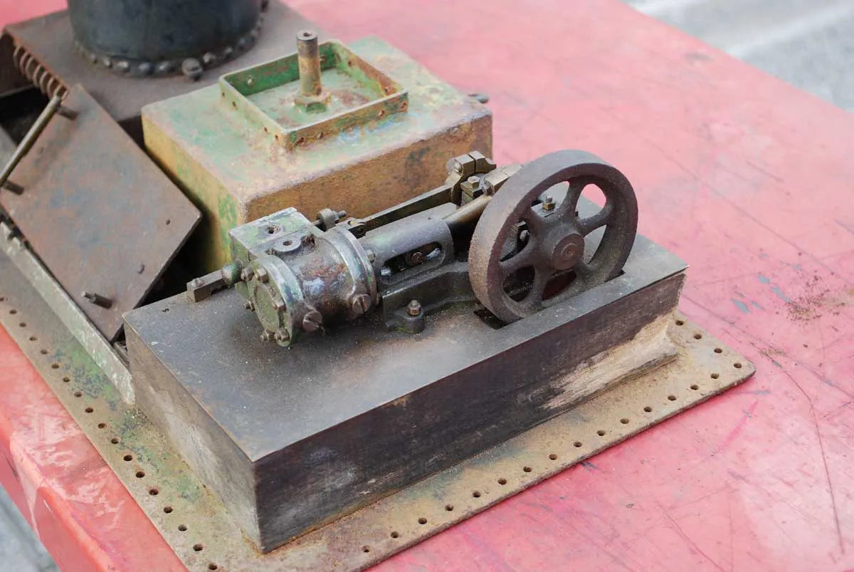 Stuart 10H engine with vertical tube boiler
