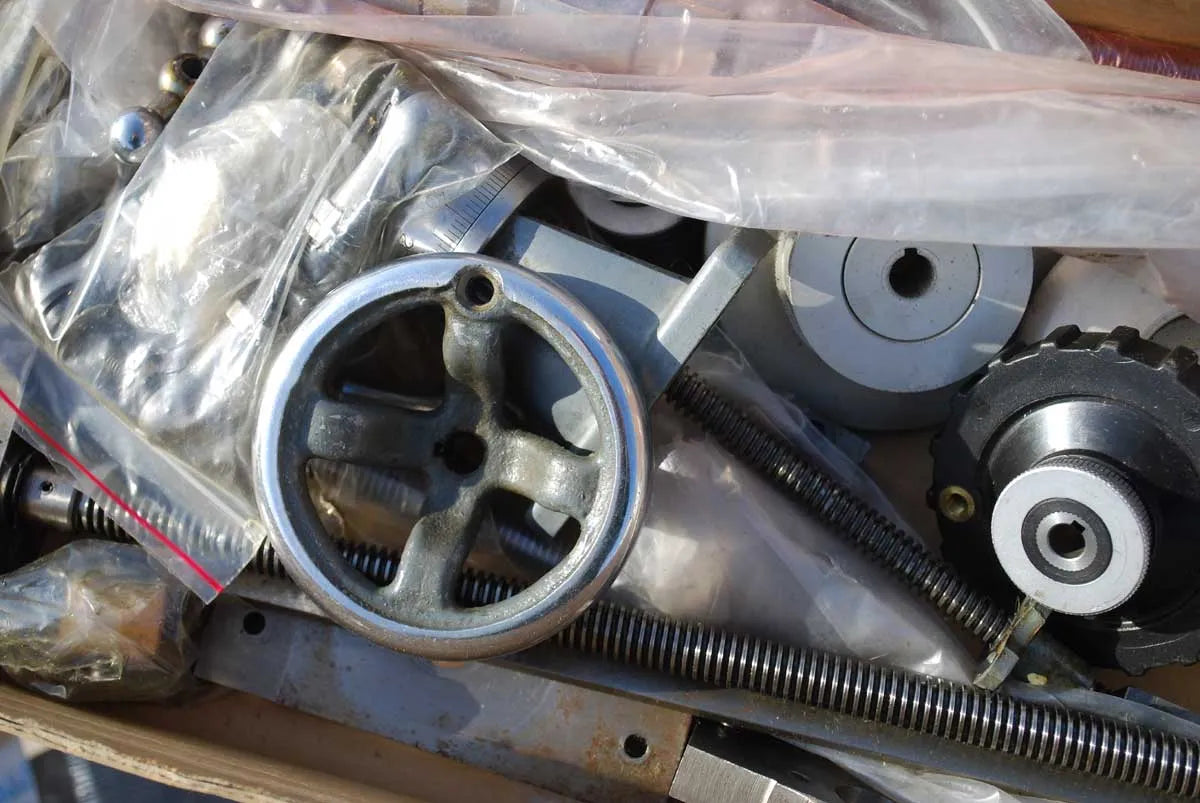 Dismantled Sharp milling machine