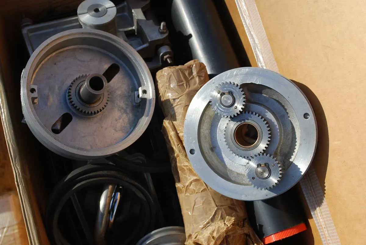 Dismantled Sharp milling machine