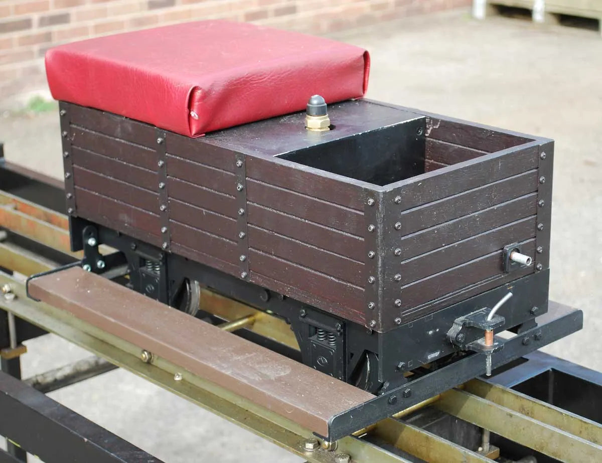 5 inch gauge Ride on Railways four wheel braked driving truck