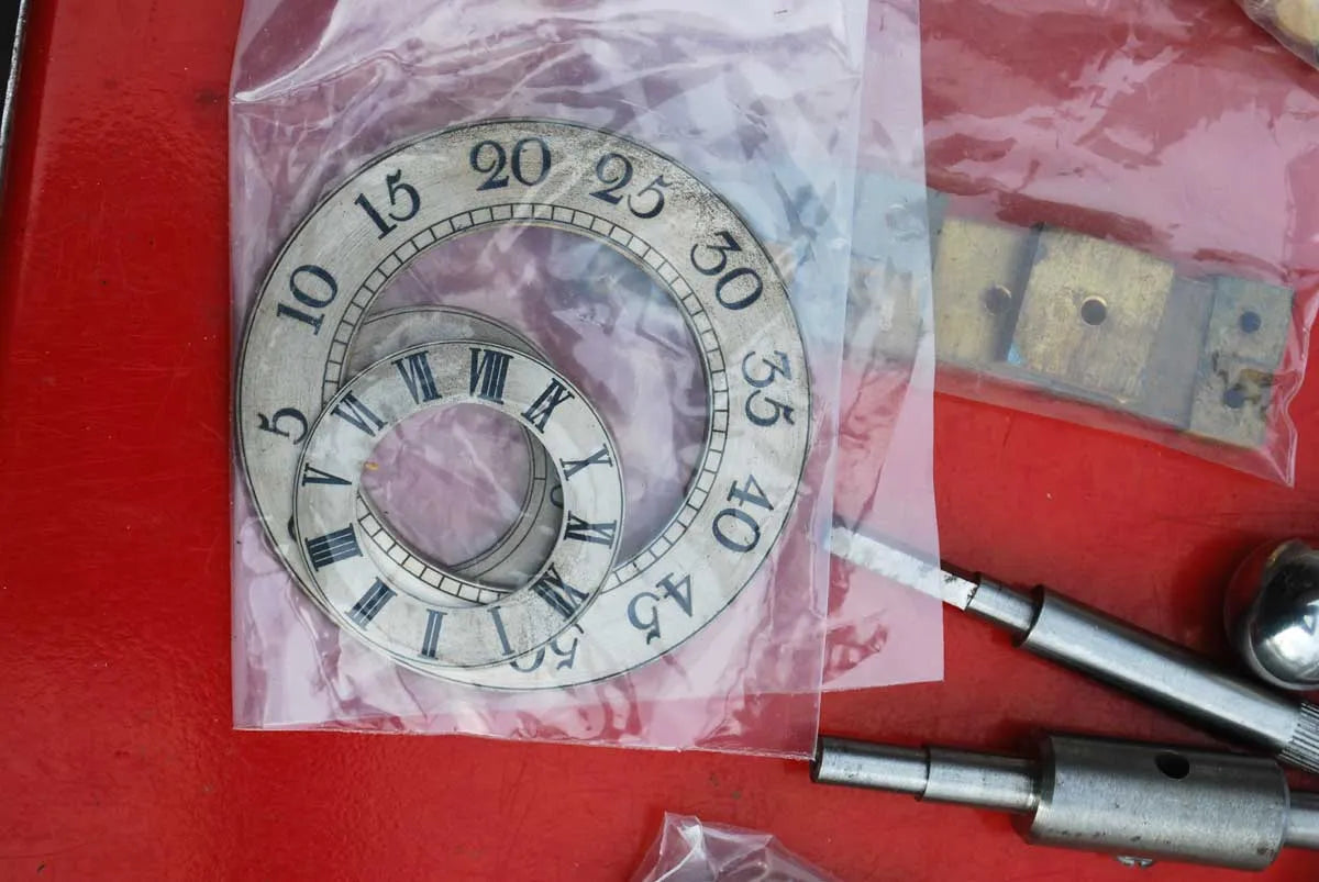 Congreve clock parts
