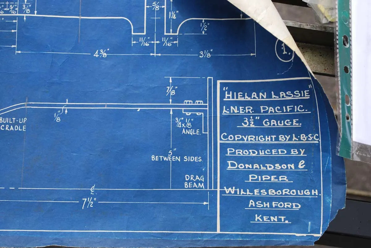 3 1/2 inch gauge part built  "Hielan Lassie"