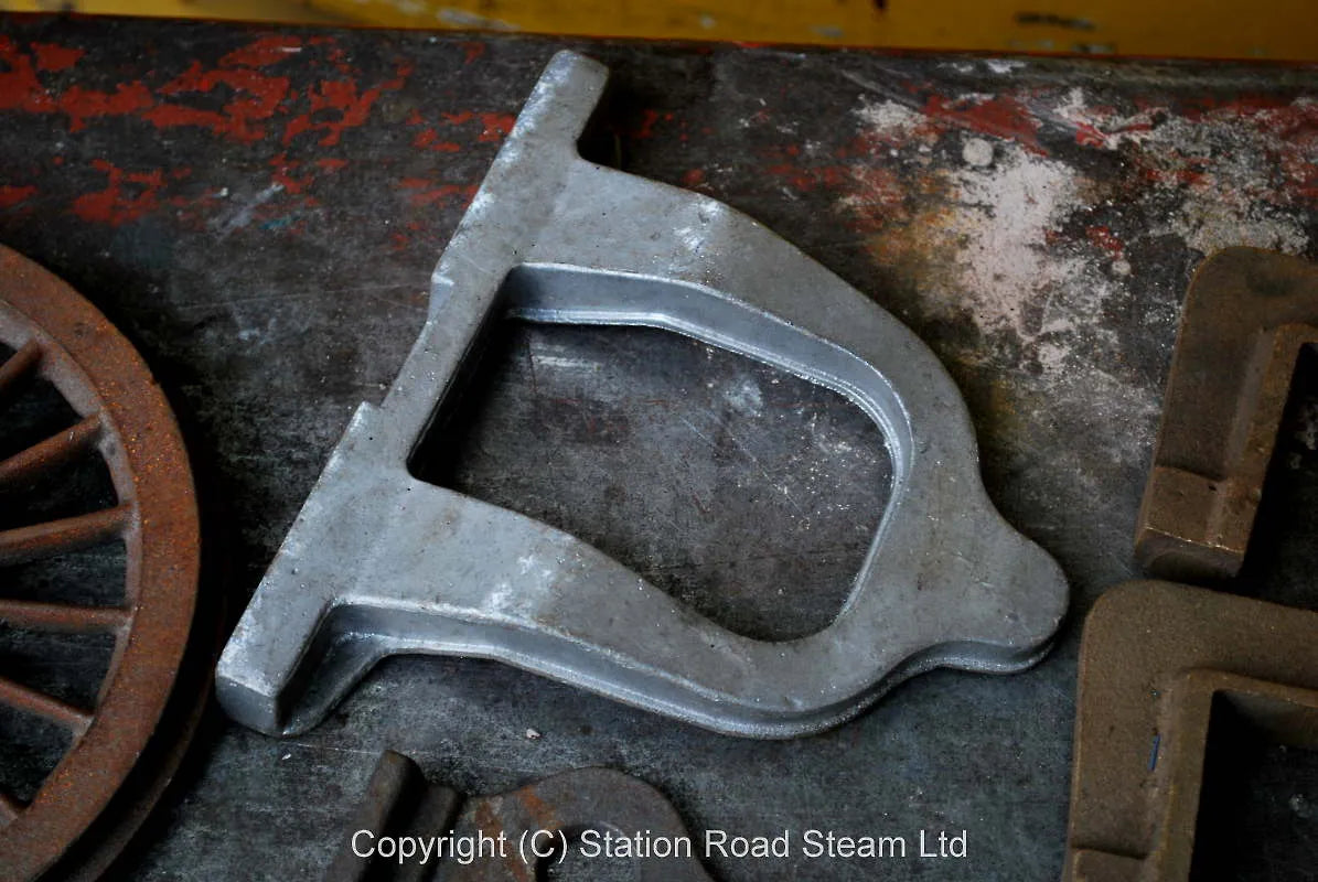 5 inch gauge Britannia wheel and hornblock castings